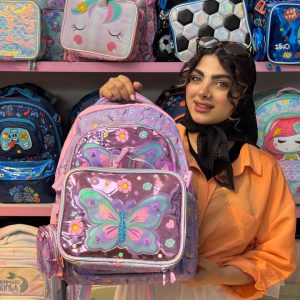 کوله پشتی وست پروانه همراه با کیف غذا