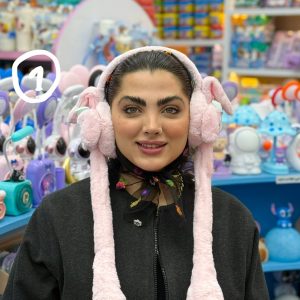 گوش گیر پمپی مخملی (۳ مدل)